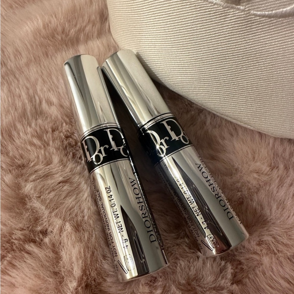 Lot of 2 DIOR DIORSHOW ICONIC OVERCURL MASCARA 090 BLACK(4ml/each)